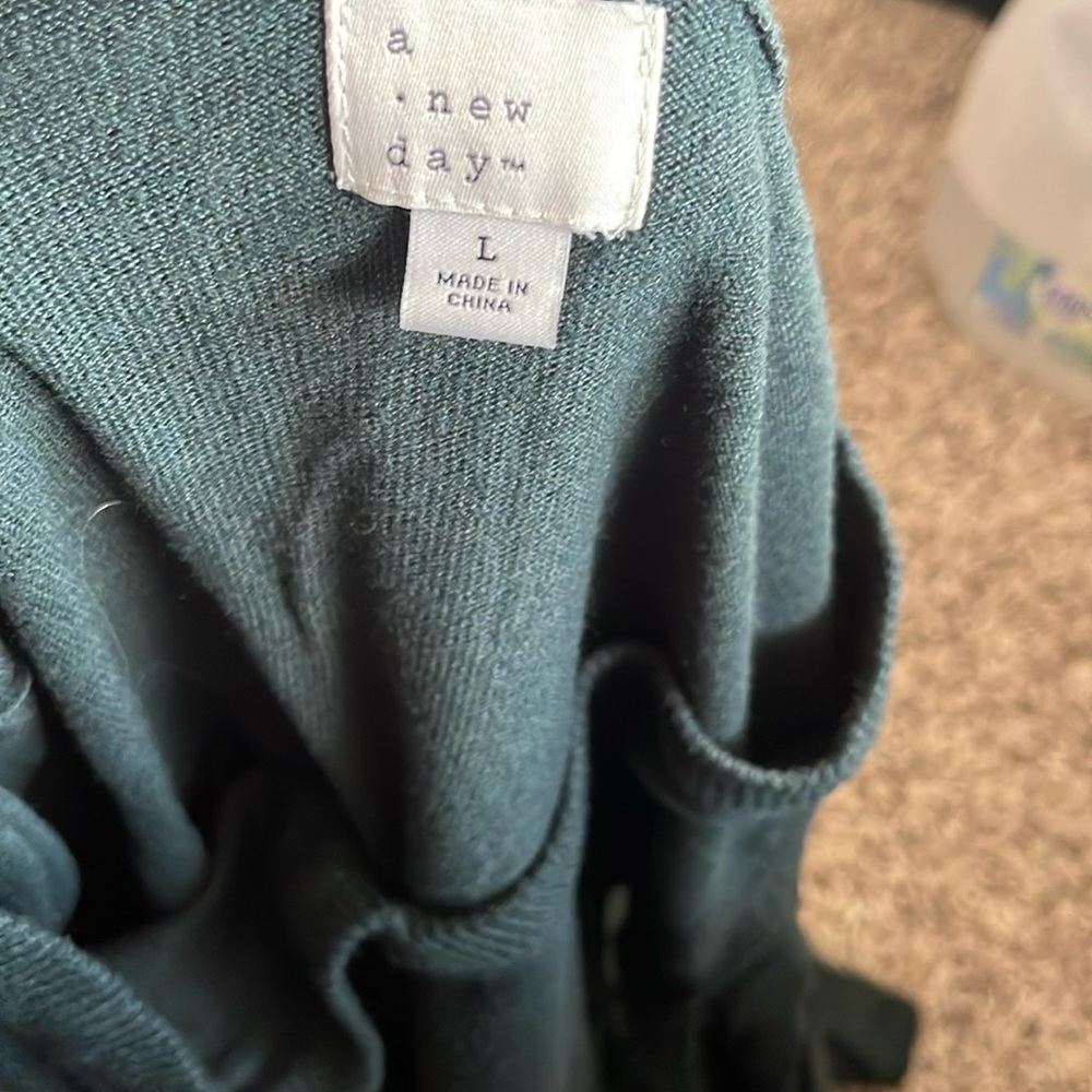 A New Day Deep Teal Knit Top